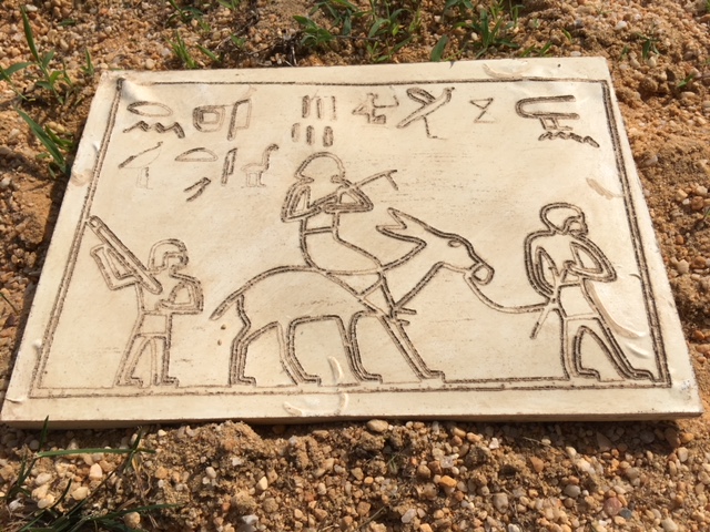 Sinai Inscription 115 Recreation - Click Image to Close